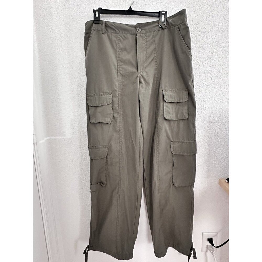 Orange Kiss Women's Cargo‎ Army Green Tactical Trouser Pants Size Large Cotton
